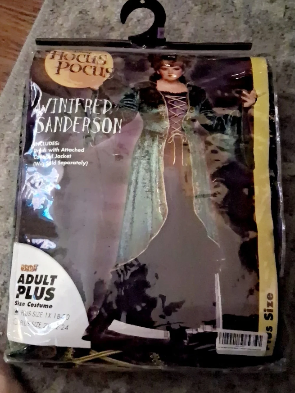 Winifred Sanderson Green Witch Costume - Adult